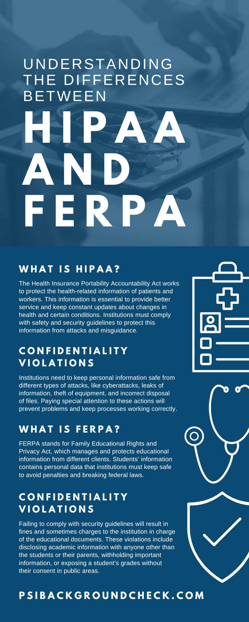Understanding the Differences Between HIPAA and FERPA