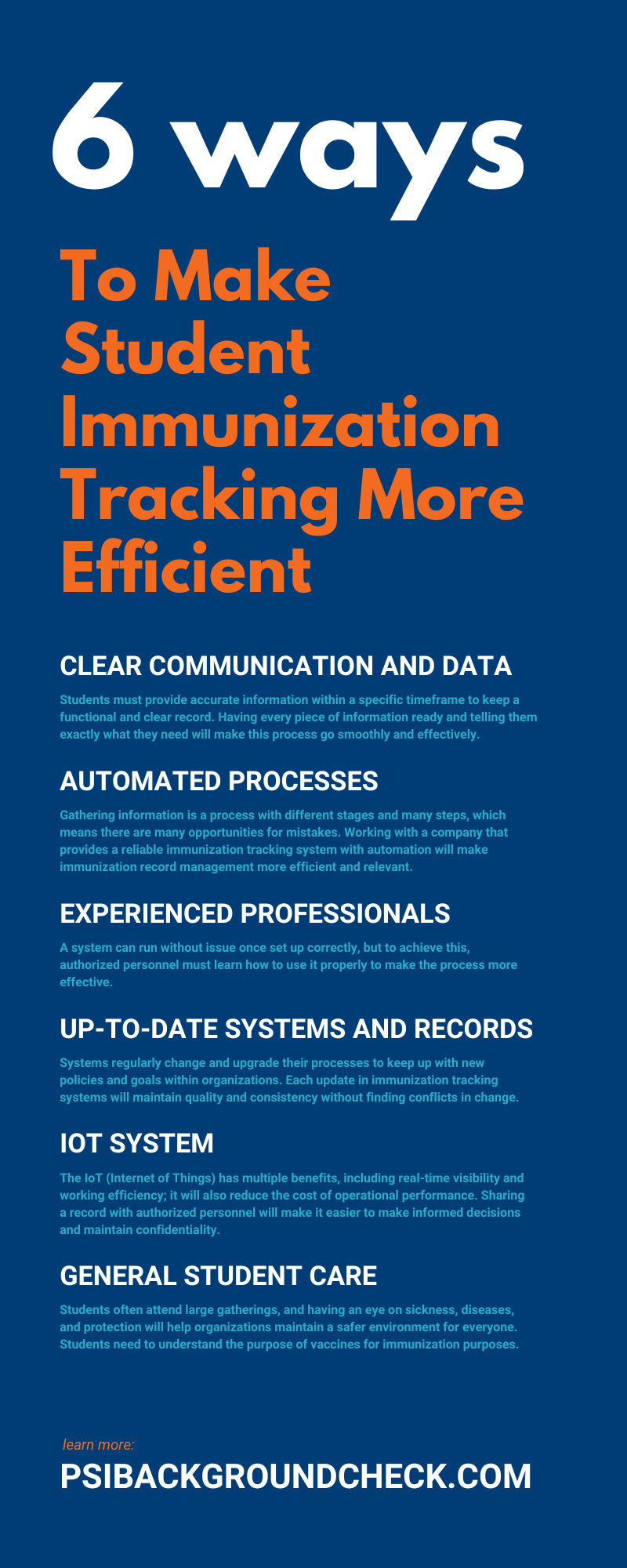 6 Ways To Make Student Immunization Tracking More Efficient