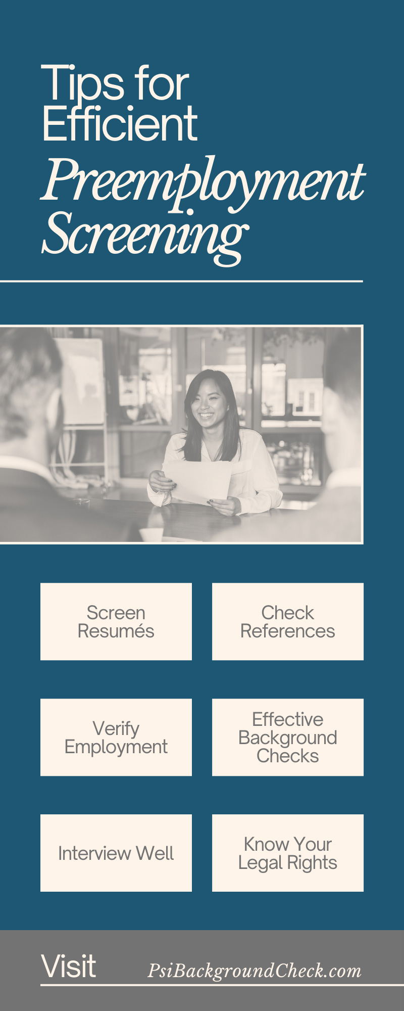 Tips for Efficient Preemployment Screening