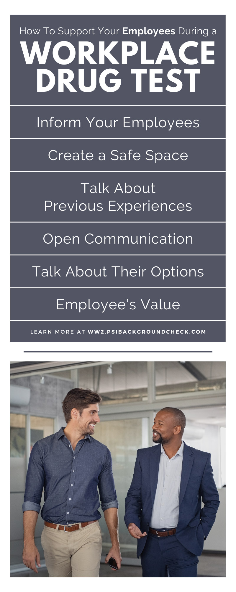 How To Support Your Employees During a Workplace Drug Test