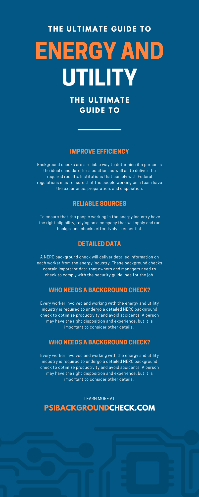 The Ultimate Guide to Energy and Utility Background Checks